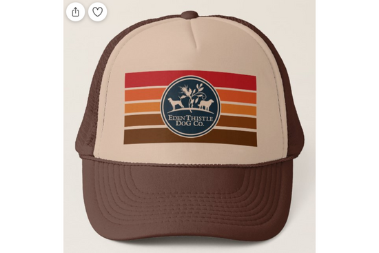 Vintage Brown EdenThistle Dog Co. Hat