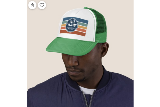 Rad Green EdenThistle Dog Co. Hat