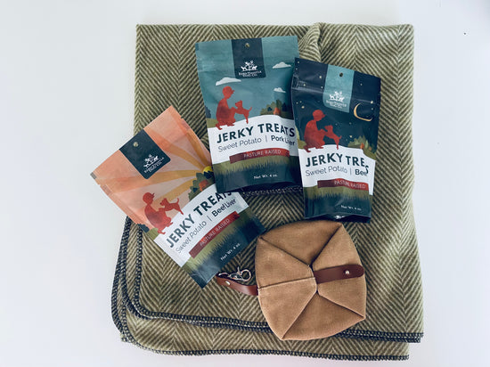 Adventure Pack: Canvas Travel Bowl + 3 Treat Bags